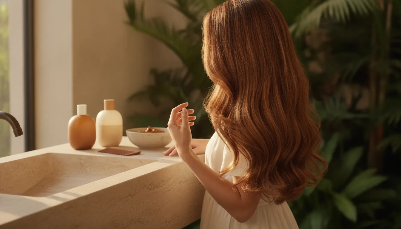 Split end repair treatment for color-treated hair